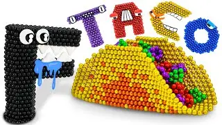 Magnet Alphabet Lore: F and TACO