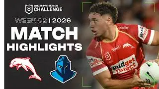 2026 Witzer Pre-season Challenge&nbsp;| Dolphins v Titans&nbsp;| Match Highlights | Week 2