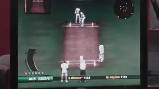 Ea sports cricket 2007 how to make largest score in day 1 in test match without losing wicket