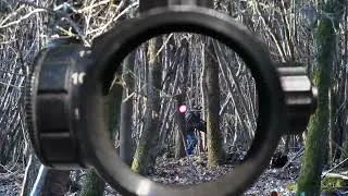 Airsoft Sniper Vs Assault Rifle Scopecam view