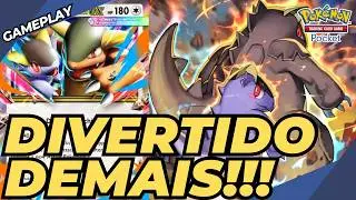 Mega Kangaskhan é a melhor nova mega COM SOBRAS | Gameplay Pokémon TCG Pocket