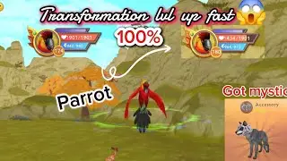 Wildcraft | Transformation Parrot 🦜 - How to get lvl up fast 😱 / XP Booster | Got 180 level 