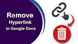 How to quickly remove hyperlink in Google Docs App
