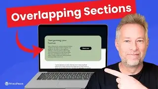 How to create Overlapping Sections on a Website!