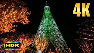 【4K HDR】The Tallest Structure in Japan Tokyo Skytree  - Christmas Walk 2020
