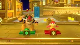 Super Mario Party - Dueling Glove - Bowser vs Pom Pom (HD)
