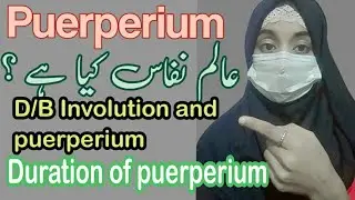 puerperium lecture in Hindi ll Involution ll D/B Involution and puerperium ll Duration of puerperium
