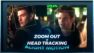 Smooth zoom out + head tracking | Alight motion tutorial