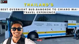 Thailand's Best Overnight Bus | Bangkok to Chiang Mai Travel Experience 🇹🇭🚌