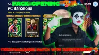 Pack opening & Challenge Match with Subscribers #efootball#match#revenge #rankpush #division#revenge
