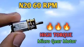 N20 gear Motor || 60 RPM || Unboxing || gear motor || N20 || dc gear motor | n20 || #dc #n20 #N20