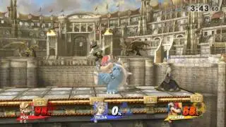 HIGHLIGHTS: X-13 (Fox) vs. R.E.D. (Bowser) vs. Rambo (Zelda)