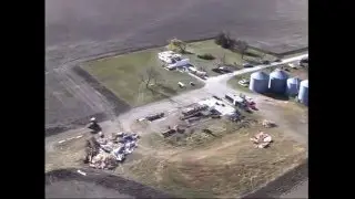 Iowa Helicopter survey of Stratford Iowa tornado [12 Nov 2005]