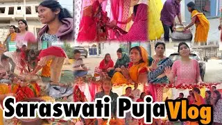 Saraswati Puja Vlog 2026 Day 6 - Hawan, Khichri Vlog | Family Vlog 2026