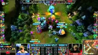 CW Youngbuck Heimerdinger VS SHC Migxa Thresh Highlights   2014 EU LCS Spring W11D2 MUST SEE