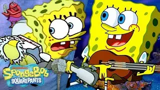 SpongeBob Goes On Tour 🎸 | 60 Minutes of Bikini Bottom Bangers | @SpongeBobOfficial