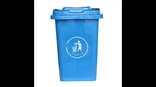 design custom outdoor indoor big plastic trash cans