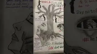 World suicide prevention day poster #trendingshorts #postercompetition #viralshort #drawing