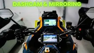 Zontes 703F.  Uso de Dashcam y mirroring.
