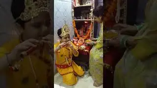 lord krishna Birthday celebration at home new Dress watch @davinderkaur4336