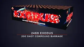 Bright Star Fireworks - 2469 Exodus 200 Shot Compound Barrage