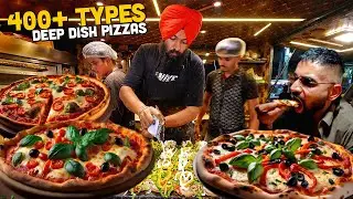 400+ Types ITALIAN x Indian Street Food Fusion | Desi Pizza, Chilli Paneer Pizza, Neapolitan Burger