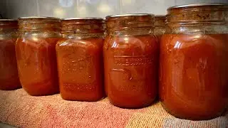 Pressure Canning 🍅Tomato Soup  ~ Glass Top Stove