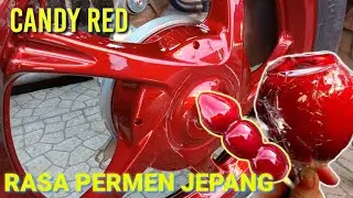 candy tone red/cat vleg warna merah kendi||pelek mio m3
