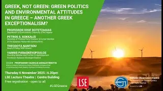 Greek, not Green: Green Politics and Environmental Attitudes in Greece