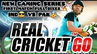 IND 😎VS PAK😰 CRICKET MATCH🏏 Real cricket tm go #cricket #gaming