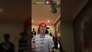 Vinnie Hacker Live on Instagram | Vinnie singing on live | Vinnie &ldquo;yes i do fart&rdquo;