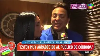 Cristian Castro y Mariela en Córdoba: 