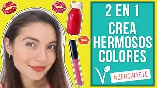 HAZ TINTA PARA LABIOS Y MEJILLAS 100% NATURAL - DIY - VEGANA CERO BASURA - Mixi