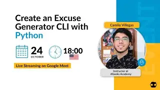Create an Excuse Generator CLI with Python- 4Geeks Academy USA