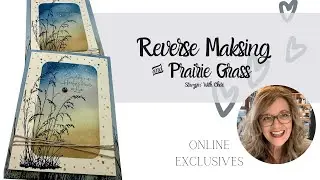 MUST TRY! Reverse Masking With Stampin' Up! Prairie Grass Sympathy