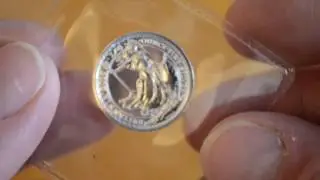 SS GAIRSOPPA SILVER BRITANNIA 1/4 OZ. UNBOXING