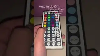 How to make your own colors on LED lights! Comment colors for LED&rsquo;s!