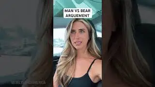 Видимо, женщины в наши дни просто обожают медведей, да? 🤣 #мужчинапротивмедведя