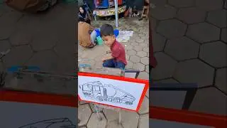 athar ikut lomba melukis #shorts
