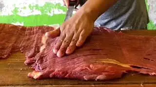 Proceso de la Cecina (Yecapixtla Morelos)