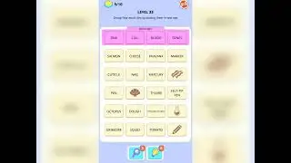 Word Merge Level 33 Solution Answer Walkthrough
