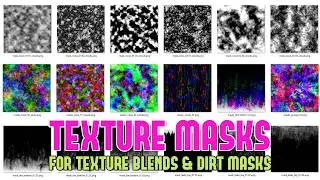 Get These Texture Masks to Use to Blend Between Textures or Use Them as Dirt Masks (WoLD Patreon)