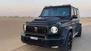 Rent Mercedes G800 Brabus Black in Dubai | Octane Rent