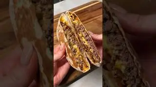 Tortilla Burger🍔🌮🌯 #burger #tortilla #cheese