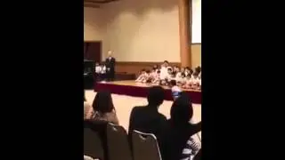 Japanese child fails to jump the barrier four times. Look at the reaction of his colleagues. Can we