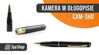 Szpiegowska mini kamera HD w długopisie Esonic CAM 3HD w Spy Shop