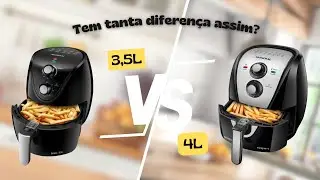 Comparando AIRFRYER: Será que 0,5L faz tanta diferença?🤔🏷️Mondial 3,5L x 4L