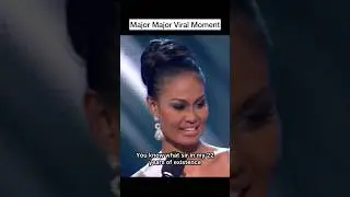 Этот ответ стал вирусным для Major Major error. #missuniverse2010