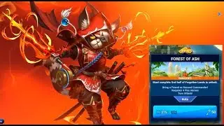 Showing off Sugar Fur - Battle Breakers Forgotten lands 22-6 Forest of Ash