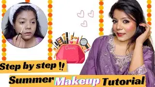 Step by Step Summer Makeup Tutorial 💄 | Makeup For Summer | #izmenains #makeuptutorial